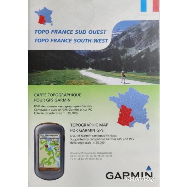 Carte topographique pour GARMIN ASTRO 320