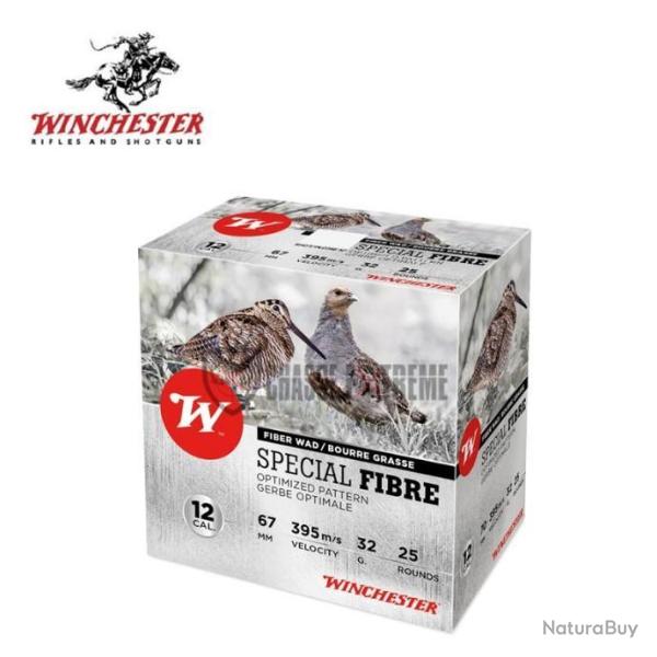 25 Cartouches WINCHESTER Special Fibre 32g cal 12/67 Pb 9