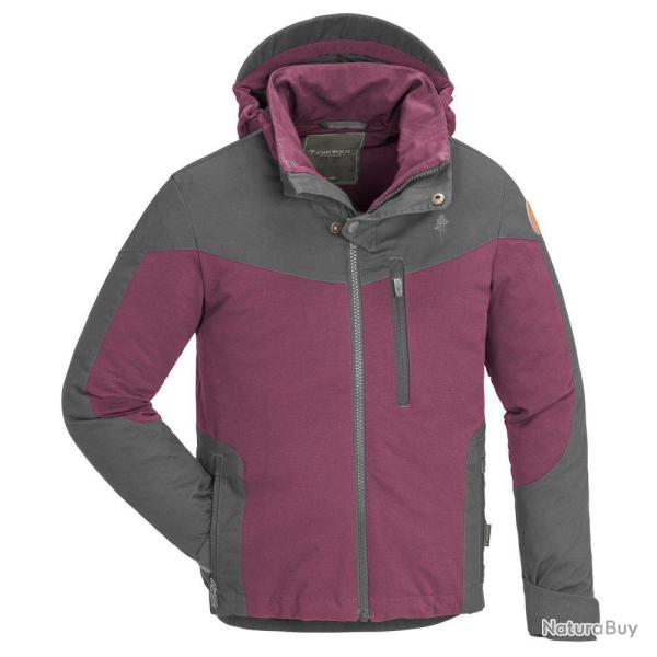 Veste Rando Bordeaux pour Enfants Hybride Finnveden Pinewood - 8A