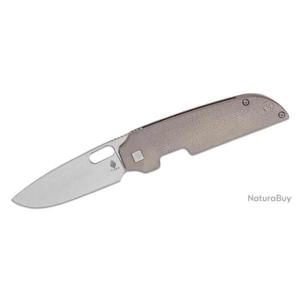 Couteau Kizer Varatas Titanium Handles S35VN SW Blade IKBS Frame Lock Clip KI3637A1