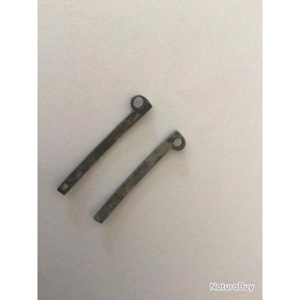 VENDU PAR LE-CUIRASSIER PAIRE DE RESSORTS DE G�CHETTES JUXTAPOS� HAMMERLESS CAL  12. 37,8 MMX 3MM