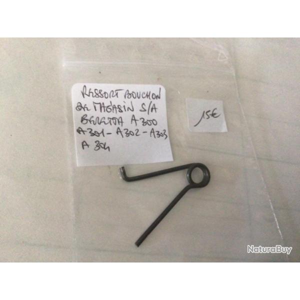 VENDU PAR LE-CUIRASSIER RESSORT DE BOUCHON DE MAGASIN S/A BERETTA A300 A 391 A 302 A 303 A 304 CAL12