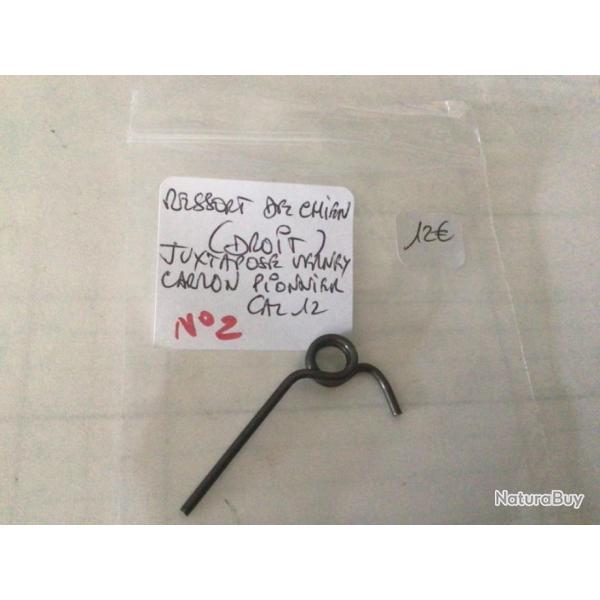 VENDU PAR LE-CUIRASSIER RESSORT DE CHIEN DROIT DE FUSIL VERNEY CARRON PIONNIER CAL 12