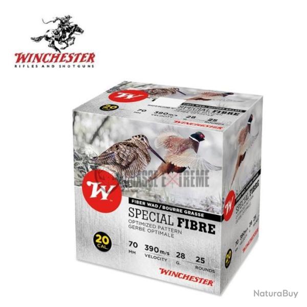25 Cartouches WINCHESTER Special Fibre 28g cal 20/70 Pb 8