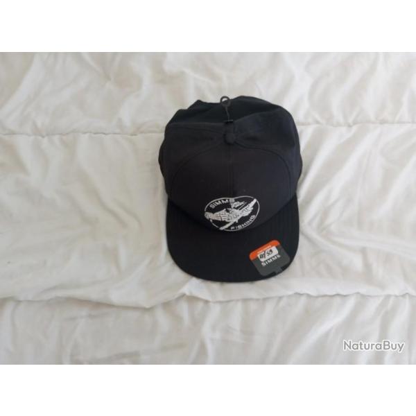 Casquette SIMMS Flat Brim cap black