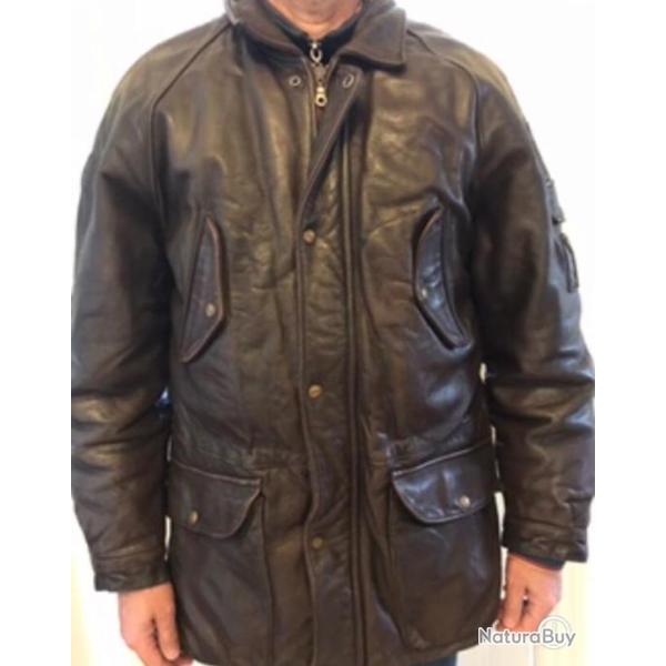 Veste cuir de marque Redskins