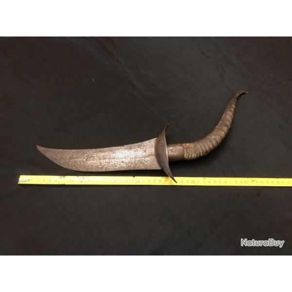 sabre couteau de pirate manche en corne