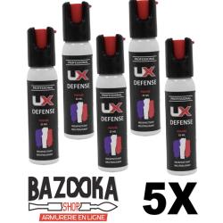 5X BOMBE UX 25ML GEL POIVRE CAPOT 1/4 DE TOUR - Umarex
