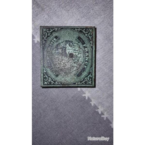 Bote mtallique ancienne de poudre de chasse