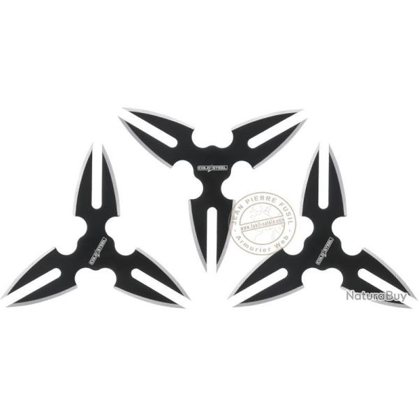 COLD STEEL - Lot de 3 �toiles de lancer 3 branches