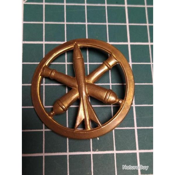 INSIGNE DE BERET, ARTILLERIE, DRAGO RUE DE ROMAINVILLE