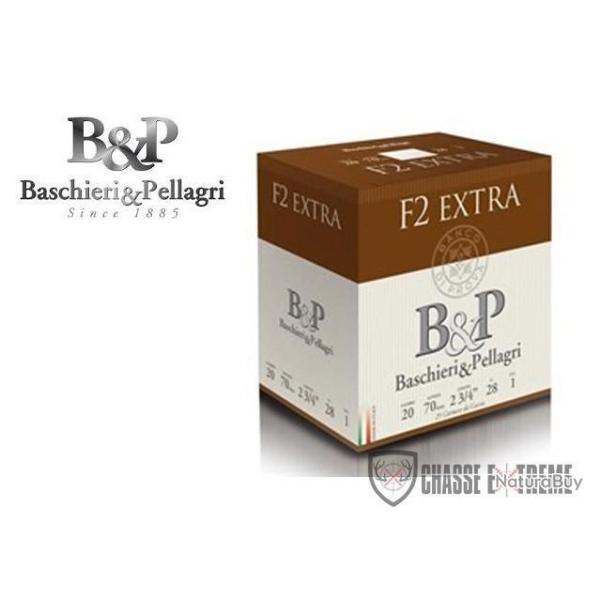 Boite de 25 Cartouches B&P F2 Extra 28G Cal 20/70 Pb 11