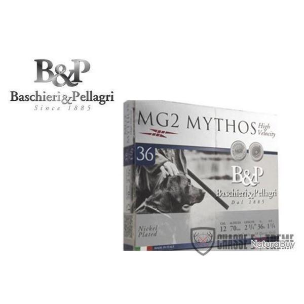 Boite de 10 Cartouches B&P Mg2 Mythos Hv 36Gr Cal 12/70 Pb 4