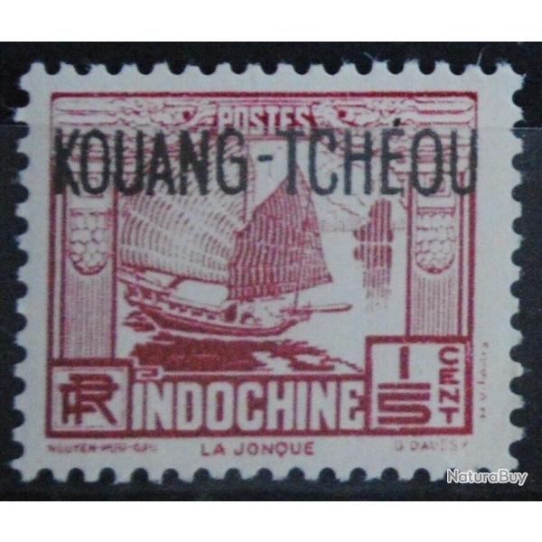 timbre 1937 KOUANG TCHEOU Neuf YT n� 98