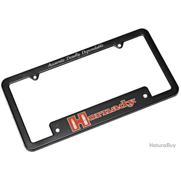 Cadre de plaque d'immatriculation Hornady