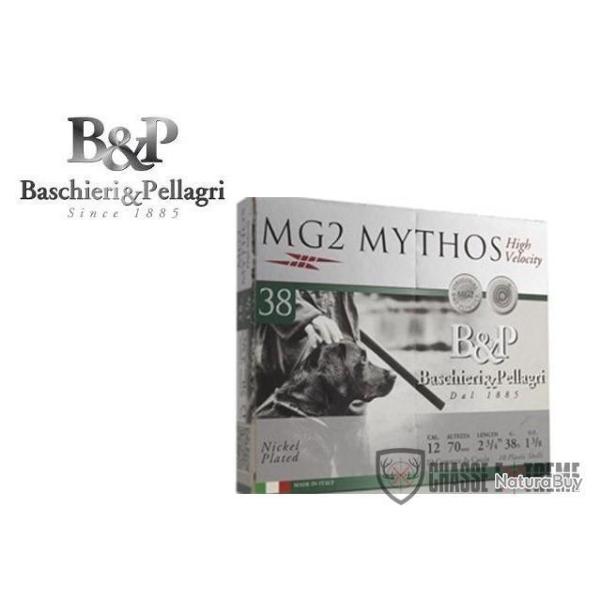 10 Cartouches B&P Mg2 Mythos Hv 38Gr Cal 12/70 Pb 5