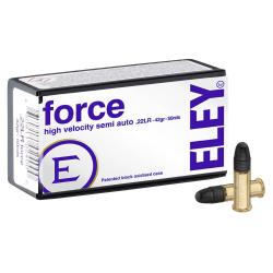 MUNITIONS ELEY FORCE CALIBRE 22LR 40gr - 2.6g x50