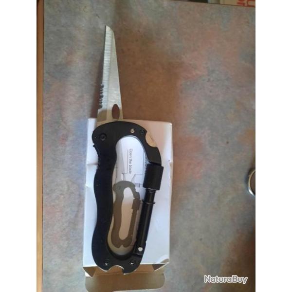 Couteau pliant multifonctionnel pour l'escalade de montagne