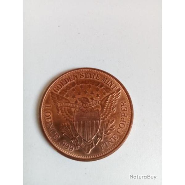 pi�ce ancien golden state mint cuivre