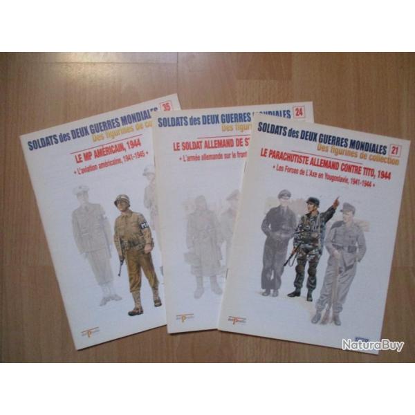 Lot de six fascicules Del Prado