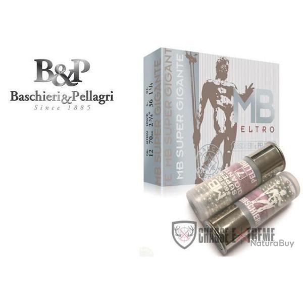 Boite de 10 Cartouches B&P MB Super Gigante 36G Cal 12/70 Pb 4