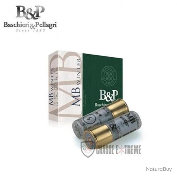 Boite de 25 Cartouches B&P MB Winter 38G Cal 12/70 Pb 5