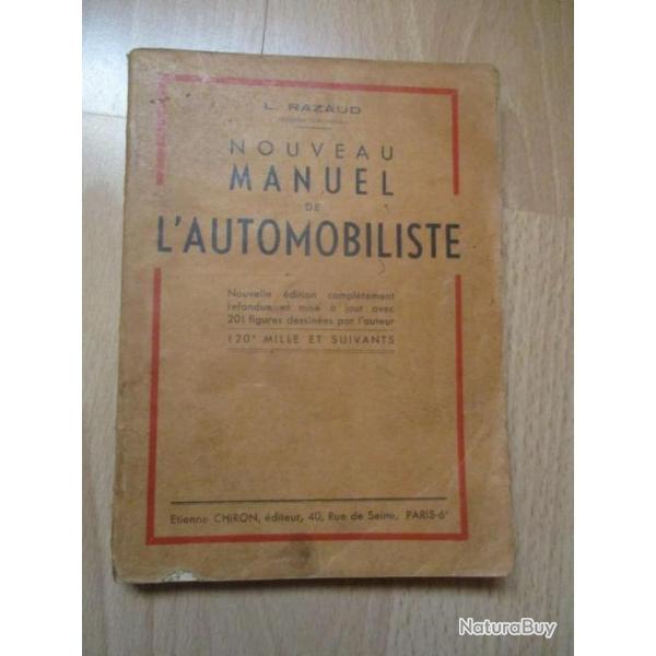 Manuel de l'Automobiliste 1940