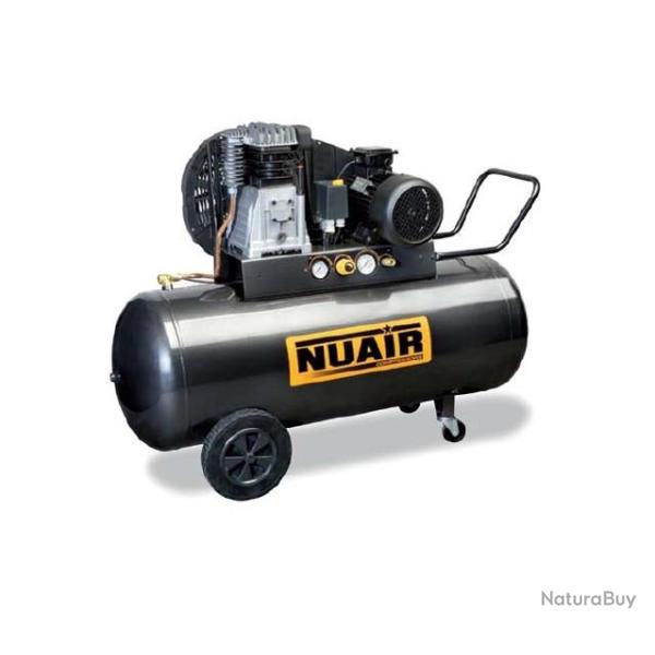 Compresseur � air 3HP 2,2kW Monophas� 150L Lubrifi� B2800B/3M/150 TECH Nuair