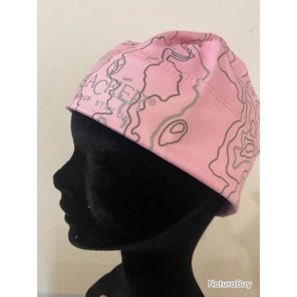 BONNET FIN ET L�GER TRACKER ROSE ET GRIS