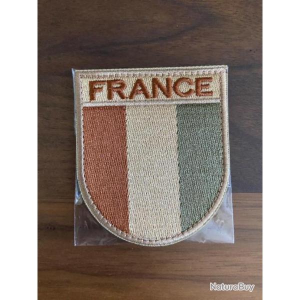 cusson France Patch drapeau Velcro camouflage kaki arme franaise