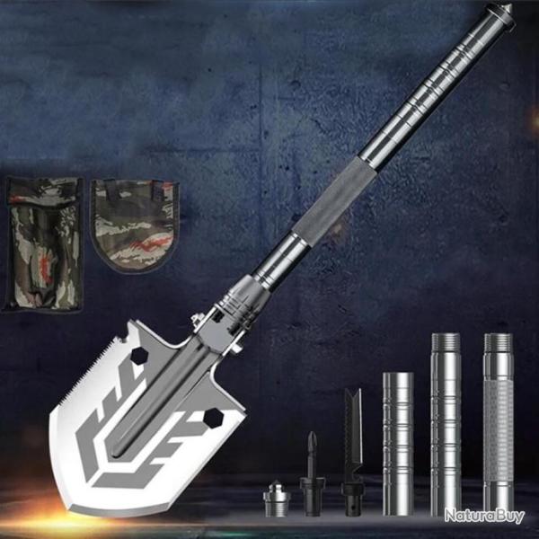 PELLE DE SURVIE TACTIQUE MILITAIRE PROFESSIONNELLE RELOAD