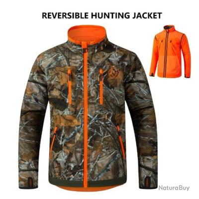 Veste De Chasse : Traque, Fluo, Réversible Pour Chasseurs, Gamme Pro Et Veste Chaude - Achat Vente Pas Cher