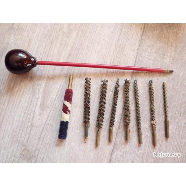 Baguette de nettoyage + couvillons pour pistolet S&W