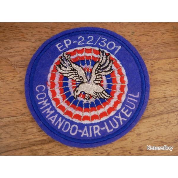 Patch tissu COMMANDO DE L'AIR LUXEUIL EP-22/301