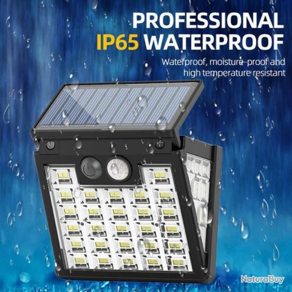 Mini Lampe Solaire 72 LEDS D�tecteur Mouvement Ext�rieur Id�al Jardin Terrasse All�e Cour Etanche