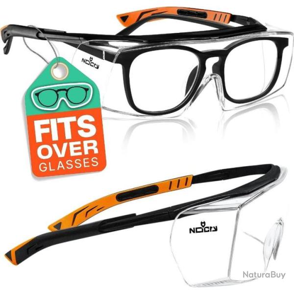 Lunettes de s�curit� avec verres rayures enveloppante Tir Sporti Certification ANSI Z87 et OSHA