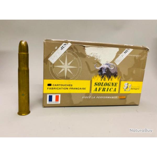 Munitions SOLOGNE AFRICA Cal. 470 NITRO EXPRESS 500 gr - 32,5g