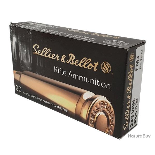 Balles S&B - Cal. 243 Win. FMJ