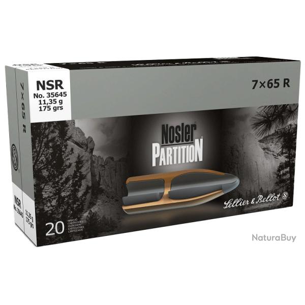 Balles Sellier & Bellot Nosler Partition - Cal. 7x65 R