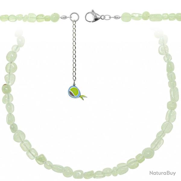 Collier en jade vert - Perles roul�es 5 � 8 mm - 50 cm