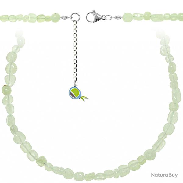Collier en jade vert - Perles roul�es 5 � 8 mm - 55 cm