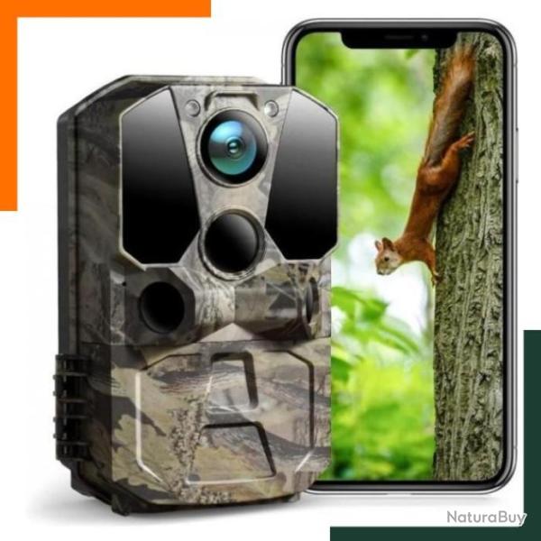 Cam�ra de chasse 4KUHD 40 MP HD Wifi et Bluetooth - For�t - LIVRAISON GRATUITE ET RAPIDE