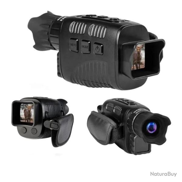 Monoculaire enregistreur de vision nocturne 1080, 10M, Zoom 10X