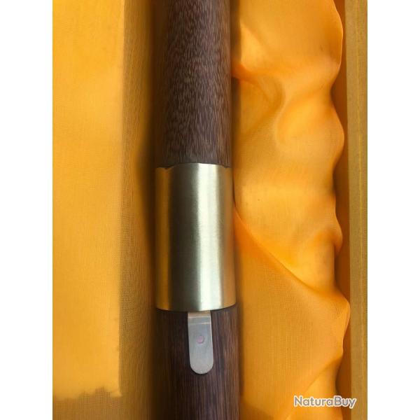 Canne �p�e en Bois de Rose et Acier T10. Tranchant affut�. Fait main dans notre forge traditionnelle