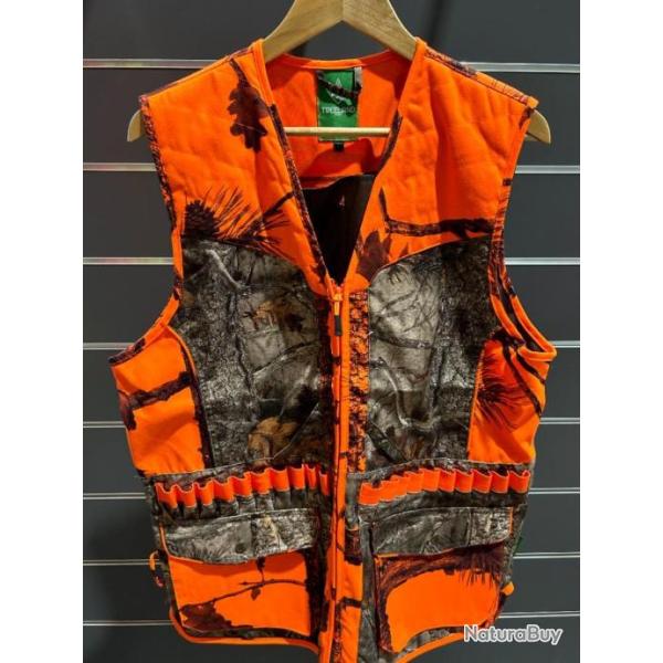 Gilet camo orange forest Treeland