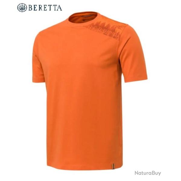 T-SHIRT BERETTA "PINS" ORANGE T3XL