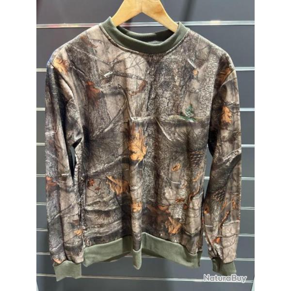 Sweat polaire camouflage Forest Treeland