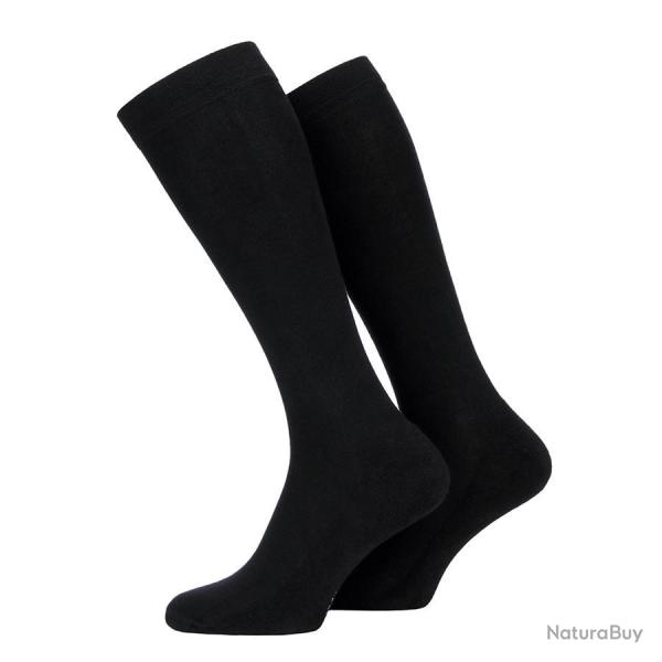 Chaussettes tactiques en bambou (Couleur Noir, Pointure 39/42)