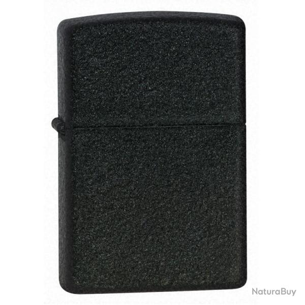 Briquet Zippo original noir craquel�