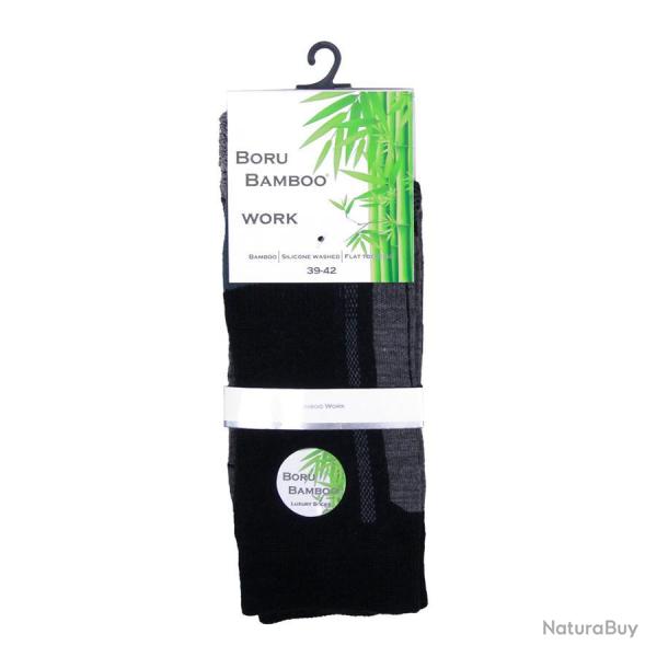 Chaussettes outdoor Boru en Bambou longues (Pointure 46/47)